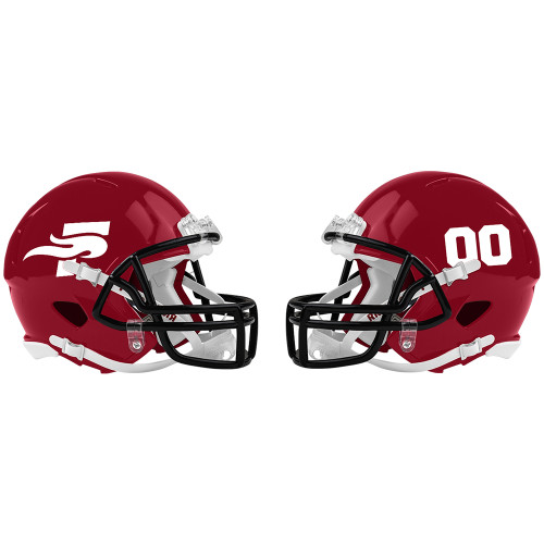  Riddell Replica Red Mini Helmet - F