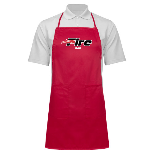  Full Length Red Apron - Dad