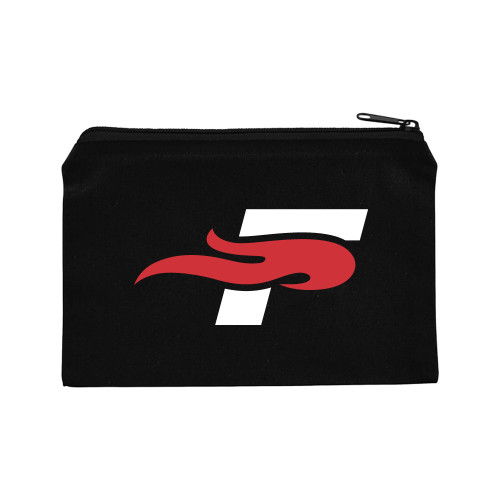  8oz. Black Cotton Travel Pouch - F