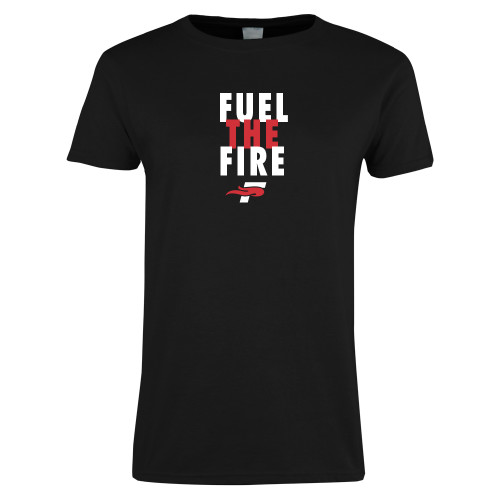  Womens Black Short Sleeve Tee - Fuel The Fire