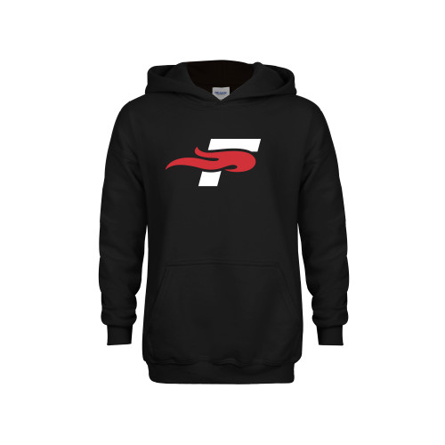  Youth Black Fleece Hoodie - F