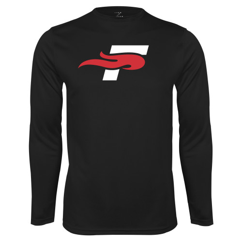  Black Performance Long Sleeve Shirt - F