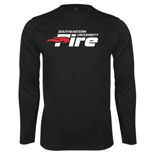 Black Performance Long Sleeve Shirt - Secondary Mark