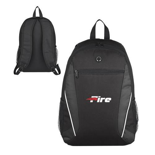  Homerun Black Computer Backpack - Primary Mark