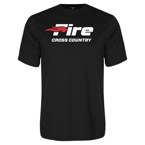  Black Performance Tee - Cross Country