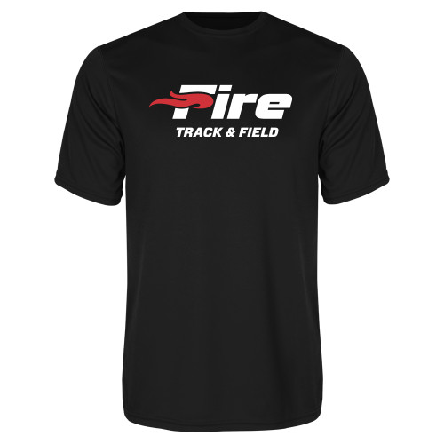  Black Performance Tee - Track & Field