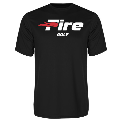  Black Performance Tee - Golf