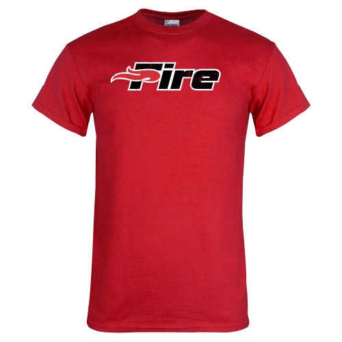  Red T Shirt - Primary Mark Distressed