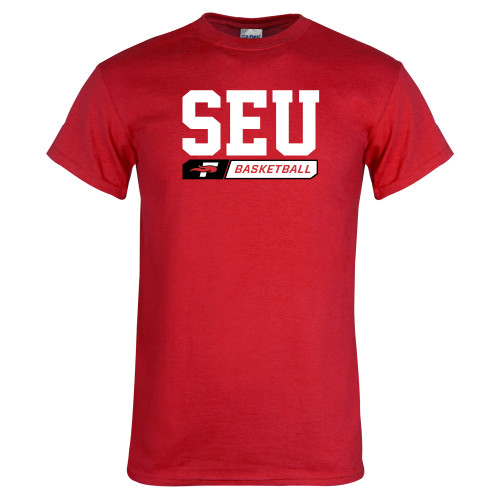  Red T Shirt - Basketball Design