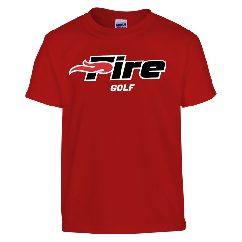  Youth Red T Shirt - Golf