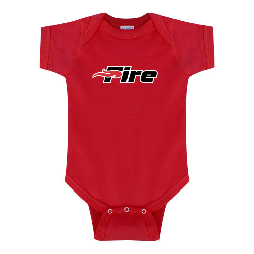  Red Infant Onesie - Primary Mark