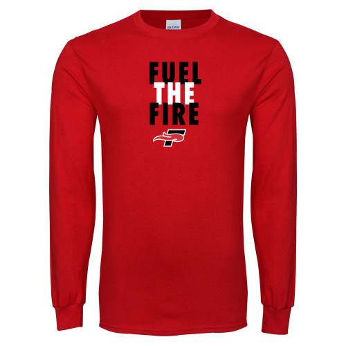  Red Long Sleeve T Shirt - Fuel The Fire
