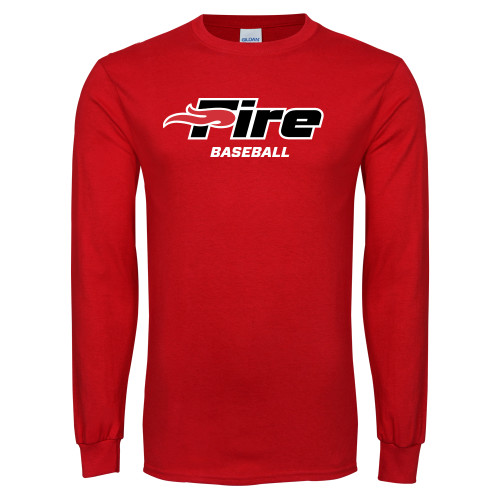  Red Long Sleeve T Shirt - Baseball
