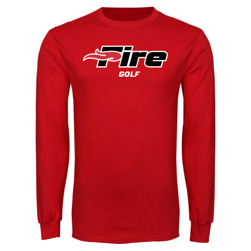  Red Long Sleeve T Shirt - Golf