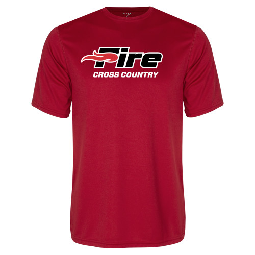  Red Performance Tee - Cross Country
