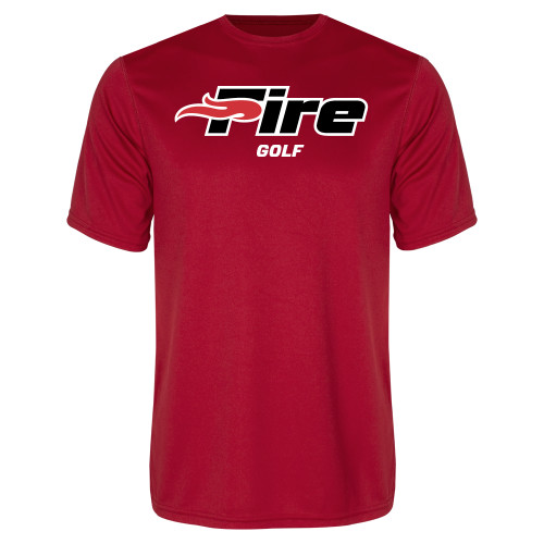  Red Performance Tee - Golf