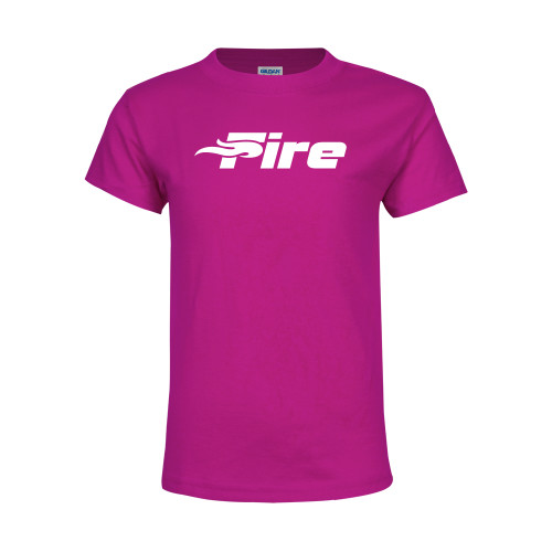  Youth Hot Pink T Shirt - Primary Mark