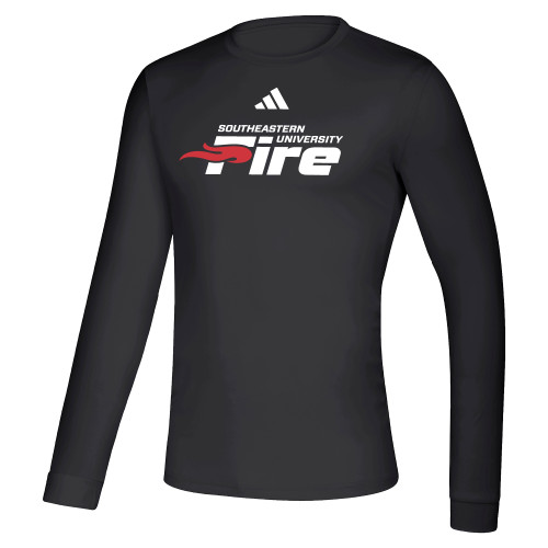  Adidas Black Creator Performance Long Sleeve Tee - Secondary Mark