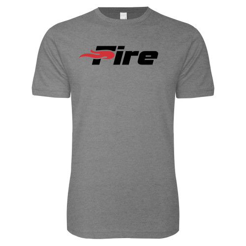  Next Level Heather Grey SoftStyle T Shirt - Primary Mark