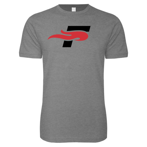  Next Level Heather Grey SoftStyle T Shirt - F