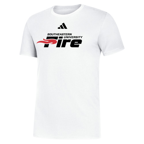  Adidas White Fresh Tee - Secondary Mark