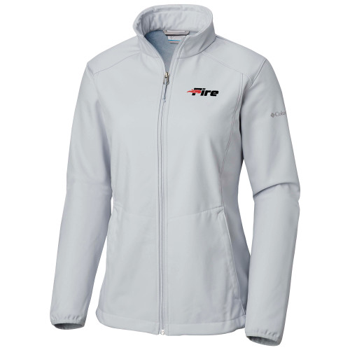  Columbia Womens Kruser Ridge White Jacket - Primary Mark