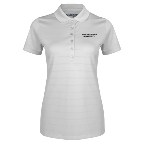  Callaway Womens White Opti Vent Polo - Wordmark