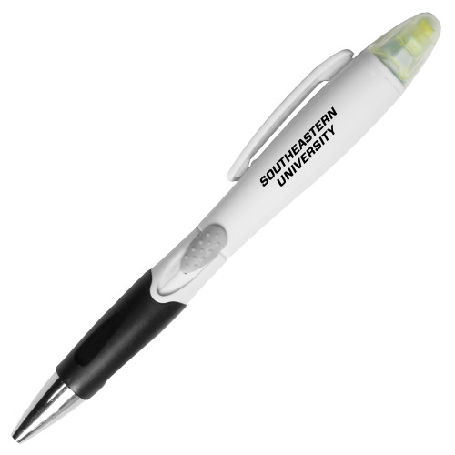  Blossom White Pen/Highlighter - Wordmark