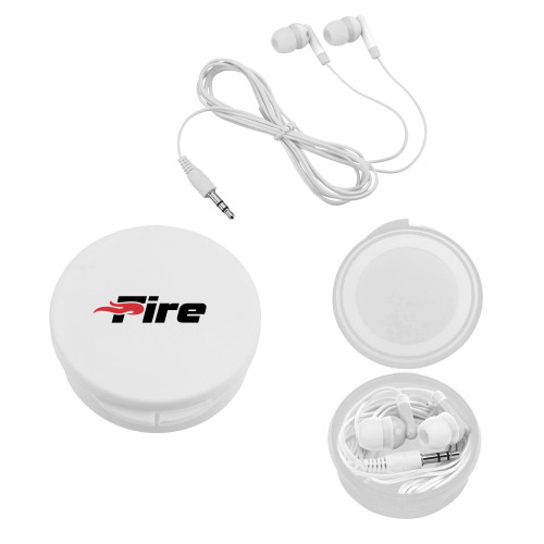  Ear Buds in White Case - Primary Mark