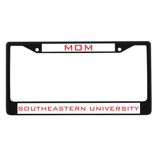  Mom Metal License Plate Frame in Black - Mom