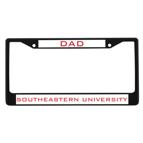  Dad Metal License Plate Frame in Black - Dad