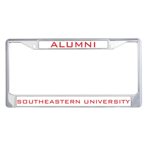  Alumni Metal License Plate Frame in Chrome - Alumni