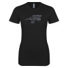 Thumbnail image for  Next Level Womens Black Boyfriend Tee