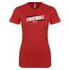 Thumbnail image for  Next Level Womens Red Boyfriend Tee