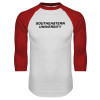 Thumbnail image for  White/Red Raglan Baseball T Shirt