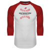Thumbnail image for  White/Red Raglan Baseball T Shirt