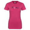 Thumbnail image for  Next Level Womens Fuchsia Boyfriend Tee