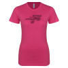 Thumbnail image for  Next Level Womens Fuchsia Boyfriend Tee