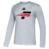 Thumbnail image for  Adidas Medium Grey Heather Fresh Long Sleeve Tee