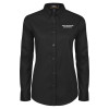 Thumbnail image for  Womens Black Twill Button Down Long Sleeve 