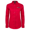 Thumbnail image for  Womens Red Twill Button Down Long Sleeve 