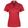 Thumbnail image for  Womens Red Performance Fine Jacquard Polo