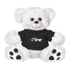 Thumbnail image for  Plush Big Paw 8 1/2 inch White Bear w/Black Shirt