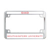 Thumbnail image for  Metal Motorcycle License Plate Frame in Chrome