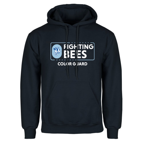  Navy Fleece Hoodie - St Ambrose - Color Guard