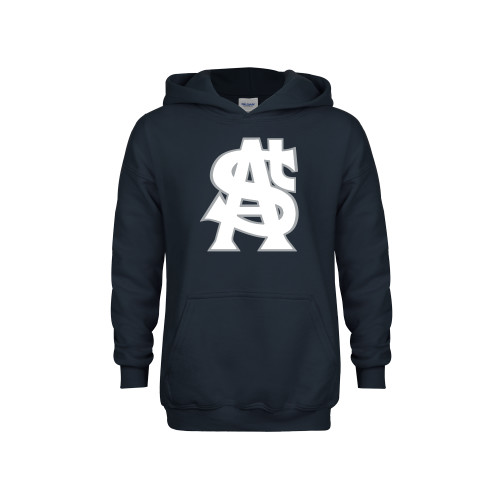  Youth Navy Fleece Hoodie - SAU Baseball Lockup