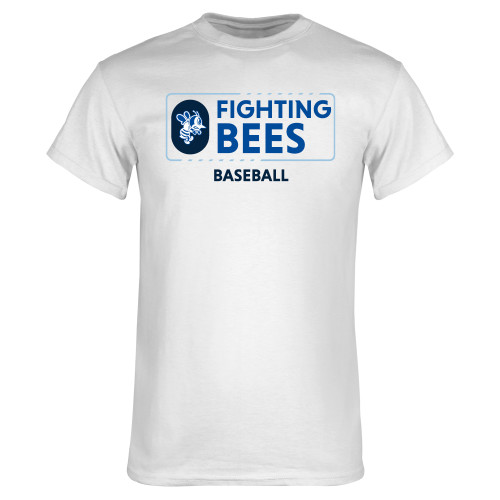  White T Shirt - St Ambrose - Baseball