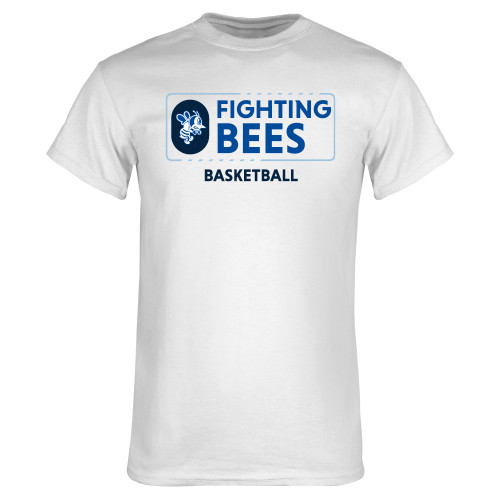  White T Shirt - St Ambrose - Basketball