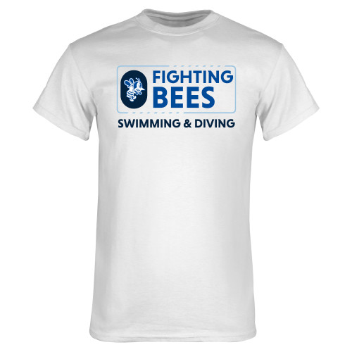  White T Shirt - St Ambrose - Swimming and Diving