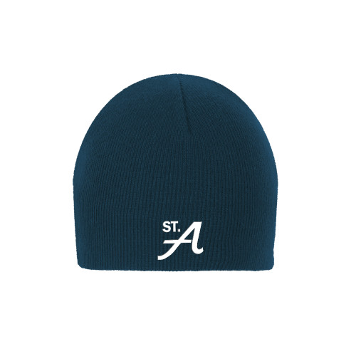  Navy Knit Beanie - St A